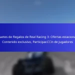 Paquetes de Regalos de Real Racing 3: Ofertas estacionales, Contenido exclusivo, Participación de jugadores