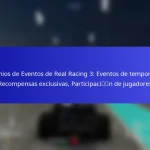 Premios de Eventos de Real Racing 3: Eventos de temporada, Recompensas exclusivas, Participación de jugadores