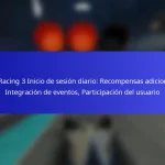 Real Racing 3 Inicio de sesión diario: Recompensas adicionales, Integración de eventos, Participación del usuario